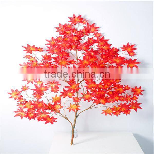 SJ070920 Giant Japanese maple tree leaves/Cheap artificial green maple tree branches and leaves