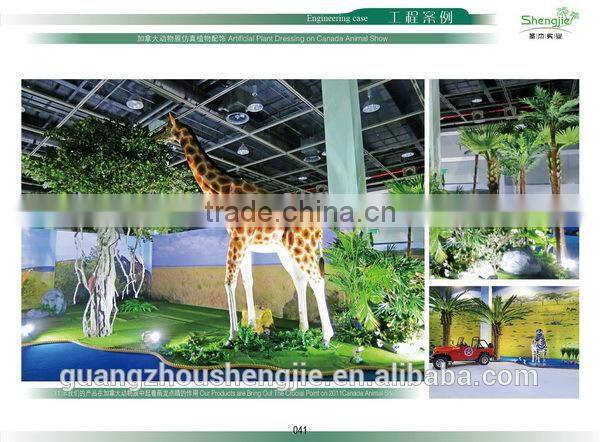 outdoor decorative artificial lighted tree fake lighted tree