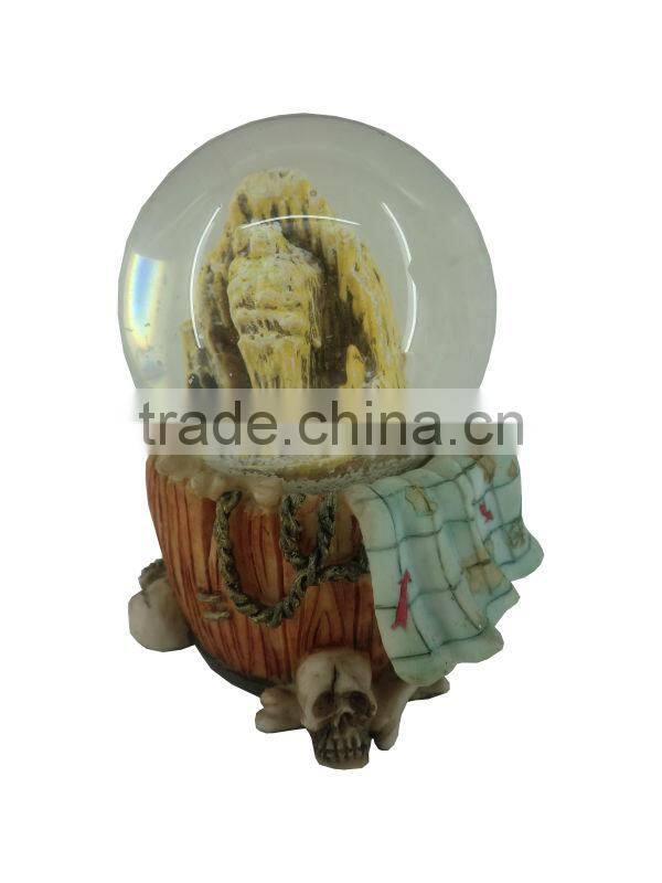 tourist souvenir magic skull water ball