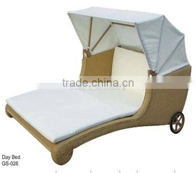 SGS test GS-026 movable beach bed with wheel