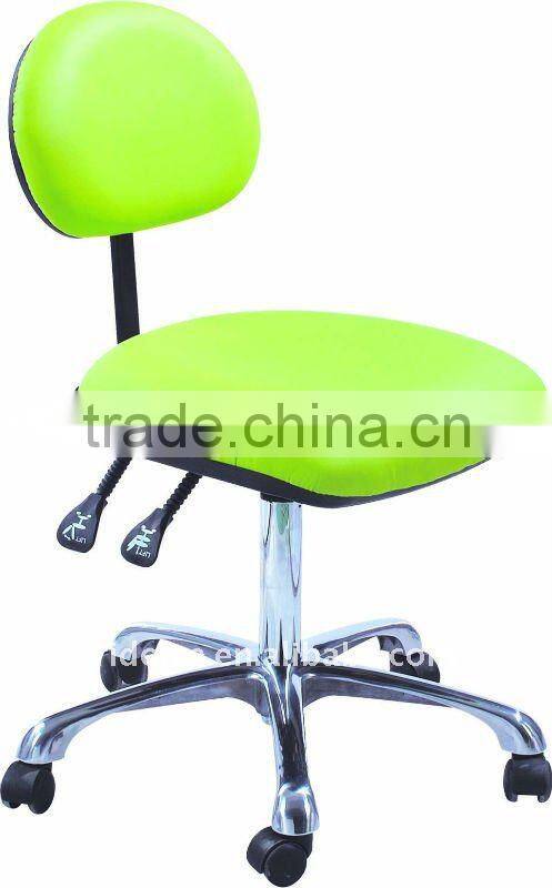 Potable movable Ottoman stool hydraulic chair with wheels used salon furniture F-9024
