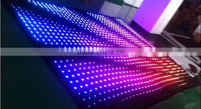 dmx starry deco soft led video led curtain light