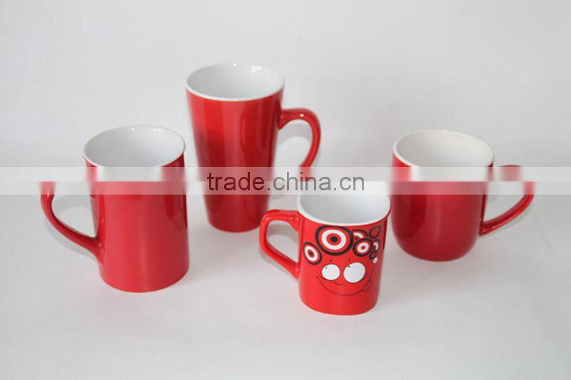 white blank ceramic mug