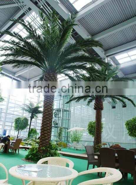 Wholesale fiber glass and plastic palm tree Chinese goods tall palm trees