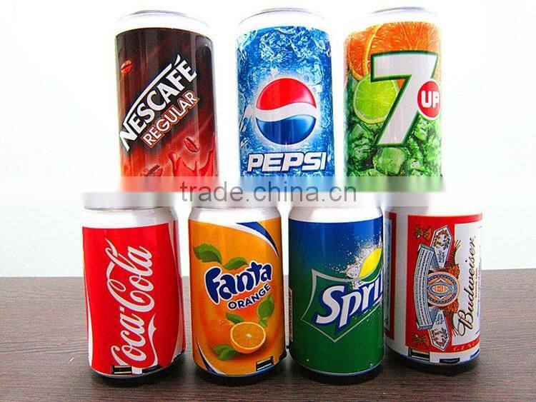 Mini USB OEM logo Tin Cans Speaker for Promotion