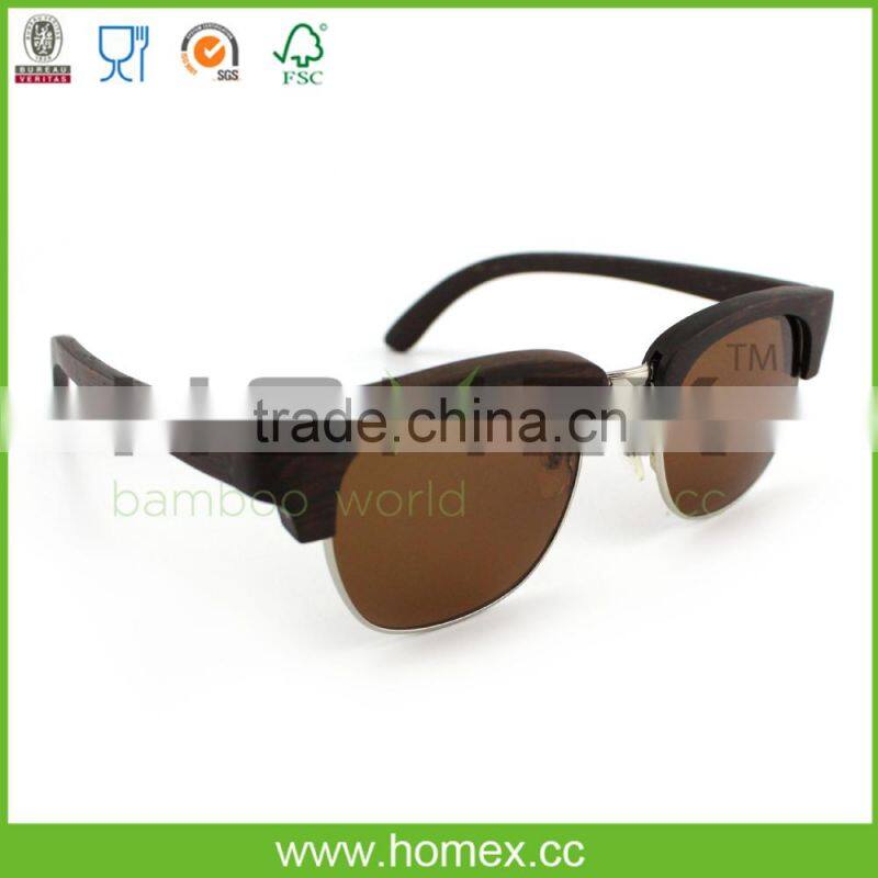 New Design Bamboo Glasses/Men and Women Sunglasses/Homex_FSC/BSCI Factory