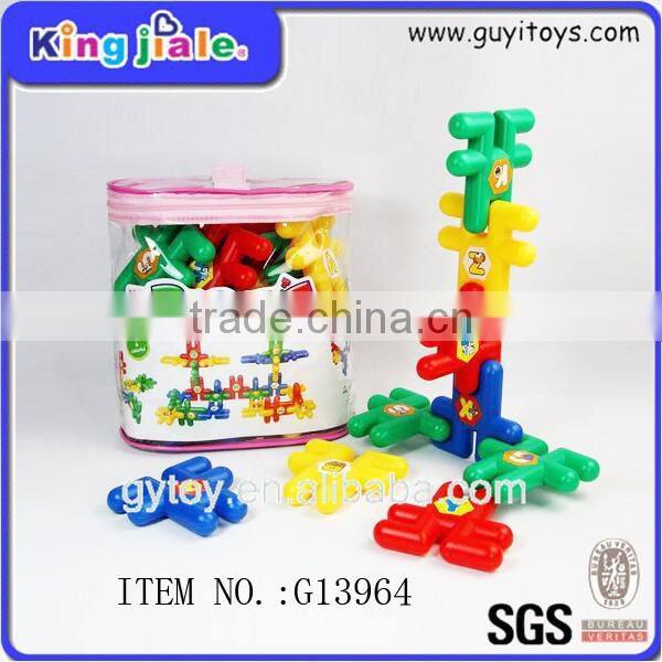 Latest design superior quality large plastic building blocks toys