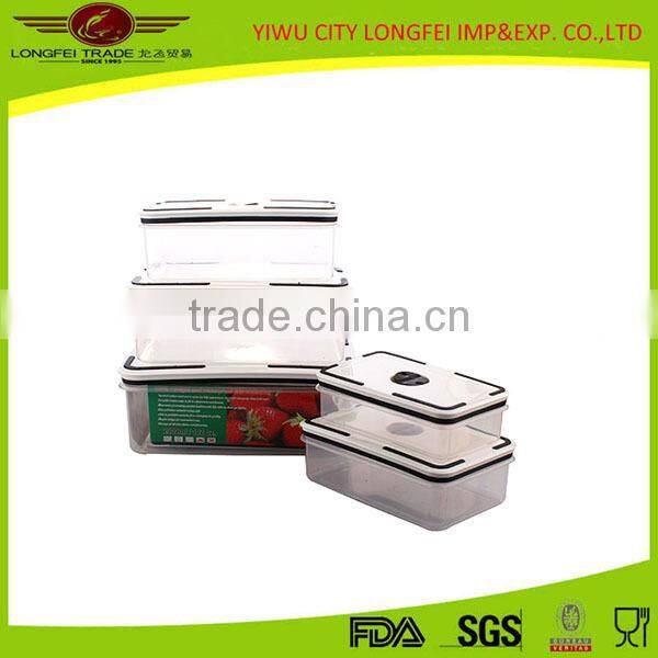 Microwave Suitable Transparent Airtight Preservation Box Set