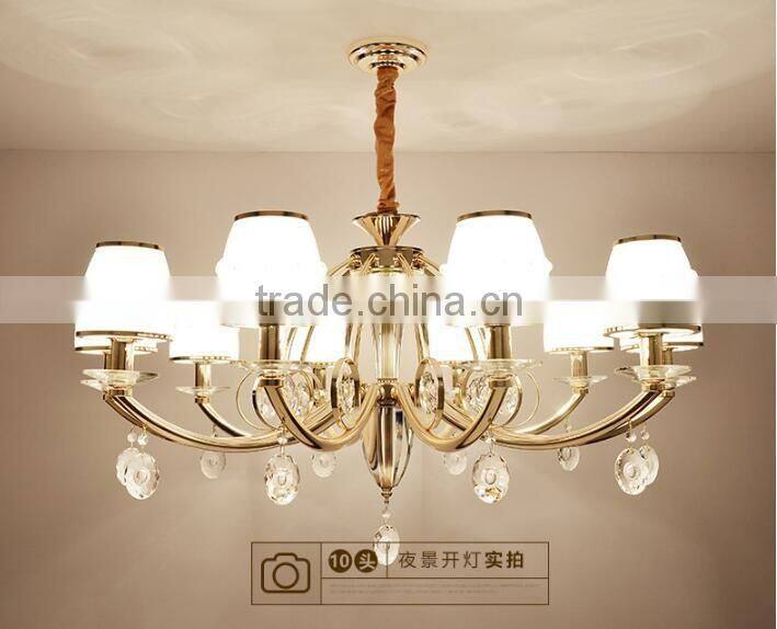 M961 Momoda elegant European Crystal modern living room bedroom lighting chandelier pendant lamp
