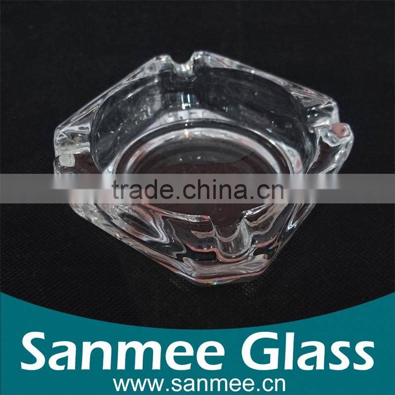 Clear Square Portable Outdoor Cigar Ashtray