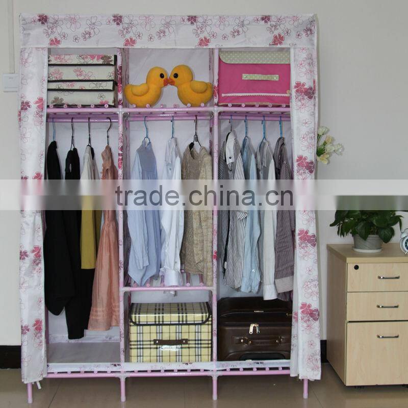 high quality collapsible factory price chinese furniture wardrobe
