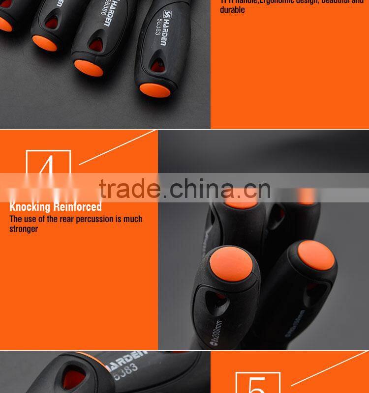 Professional CRV Reinforced Screwdriver With TPR Handle