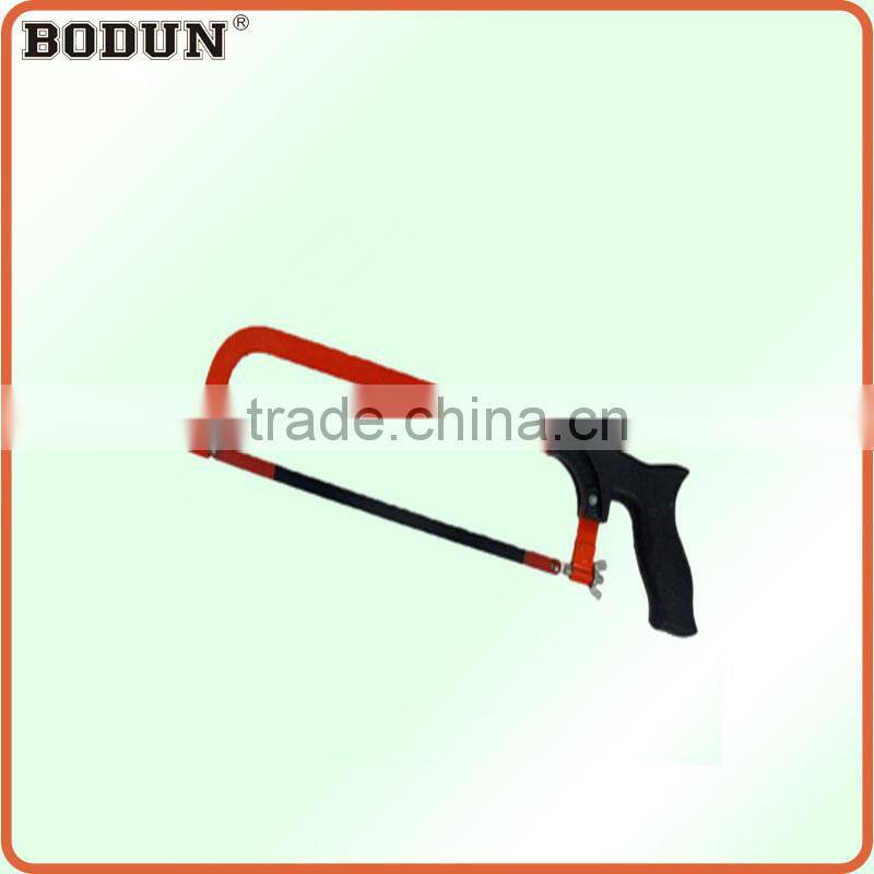 B5008 12" High Quality fixed type Hacksaw Frame with plastic handle