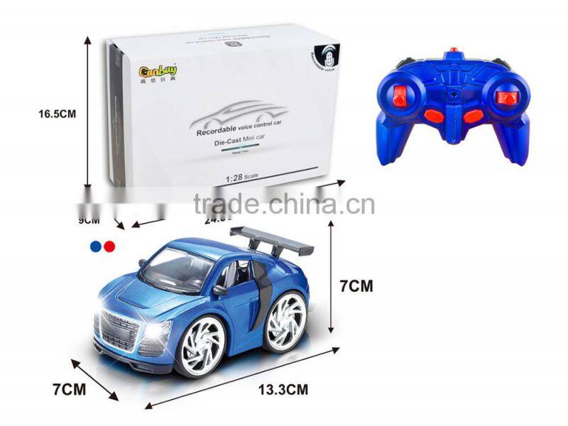 intelligent voice control 4ch remote control metal car