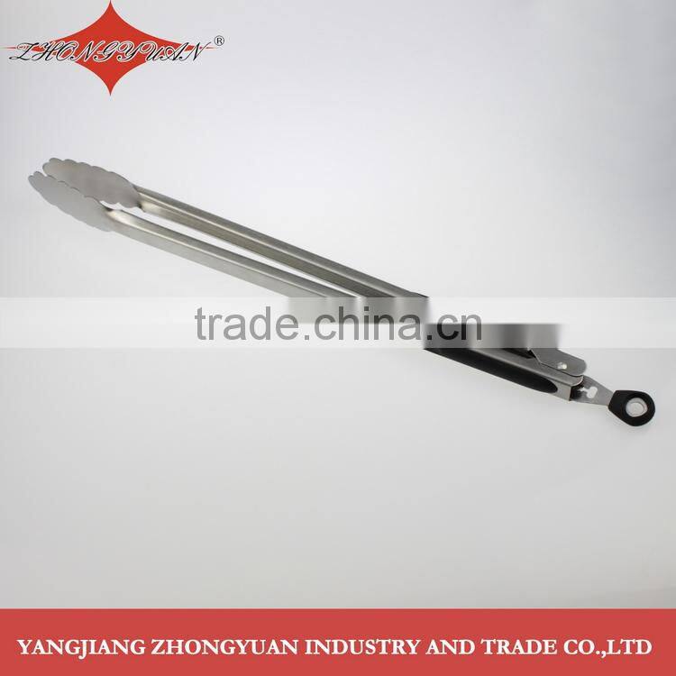 kitchen accessories 2015 stainless steel grilling food tongs