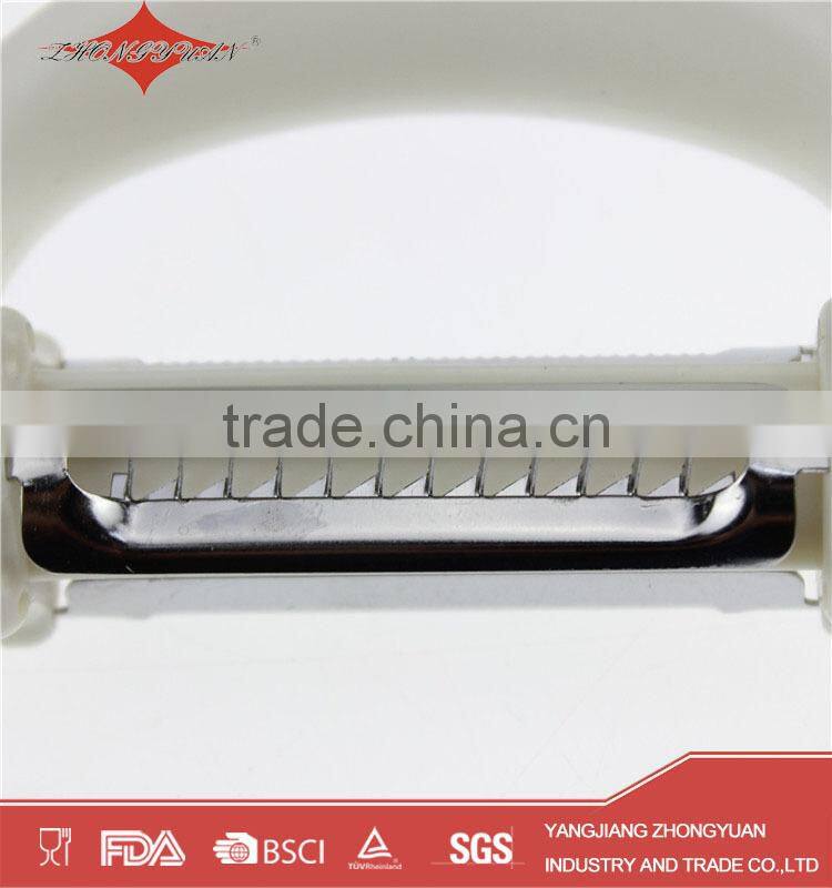 manual potato peeler stainless steel julienne and vegetable peeler with rubber handled