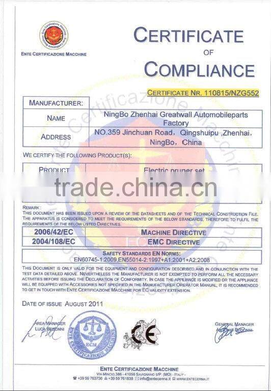 the portable professional electronic tree shears