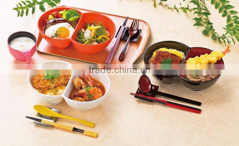 Twin Rice Bowl Double Bowl for Japanese Food Edamame Bowl for Cafeteria