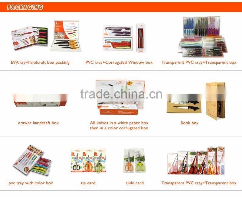 Butcher knife kitchen knife set with wooden handle