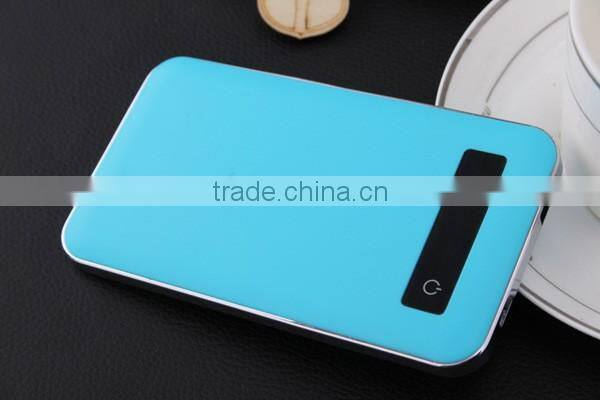 4000mAh Wholesale Colorful Slim Power Bank With Touch Screen