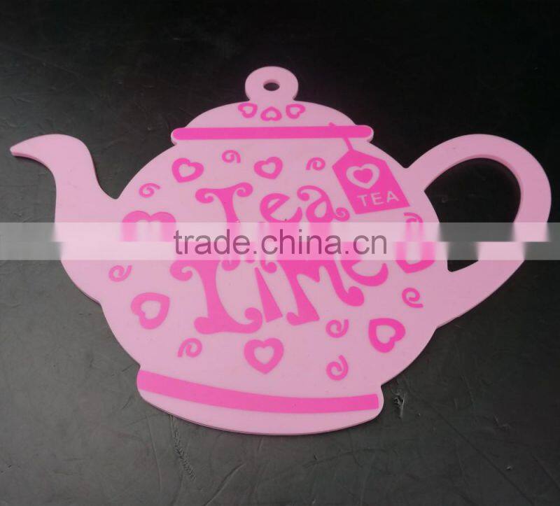 16133 kettle shape unti-skidding table silicone mat