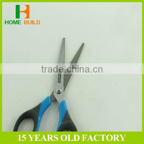 Factory price HB-S6107 Soft handle safety student scissors