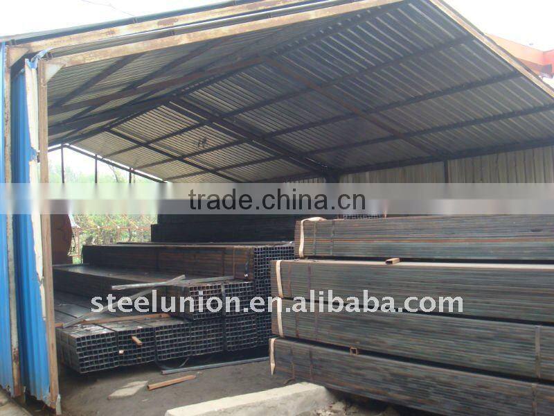 Q235 Steel Square Galvanized Tube/Black Steel Tube and Pipe