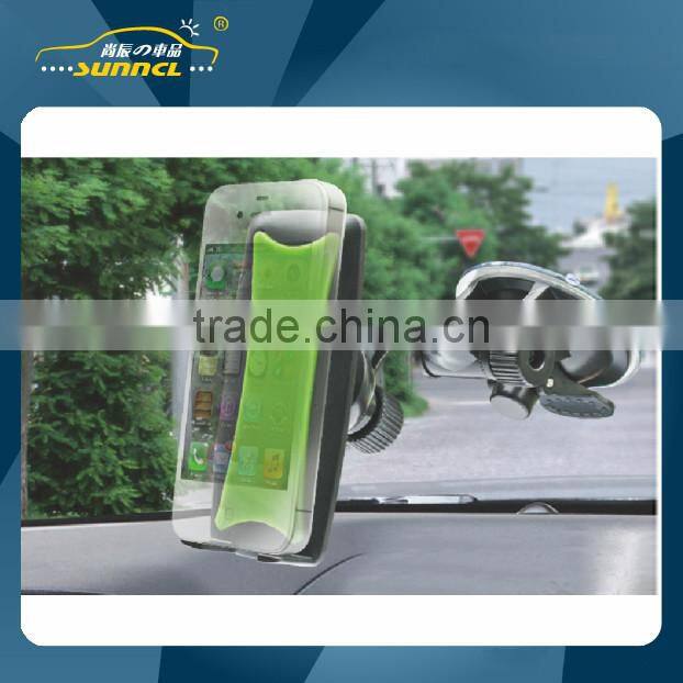 360 Rotation Windshield Silica Phone Holder with Strong Sticker for iPhone 6 , 6+ , 5s , Samsung Galaxy Note 4 , 3
