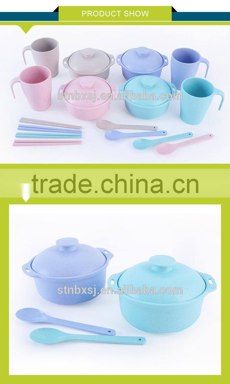 New Product Food grade wheat straw tableware bowl