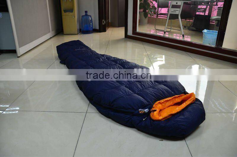 inflatable down body sleeping bag