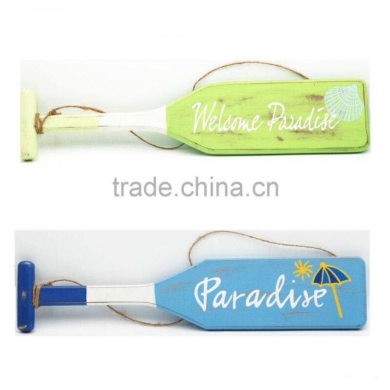 2017 Ocean and lake paradise welcome summer wood skateboard shape plaque