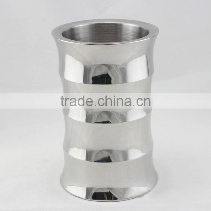 Durable Bar mini stainless steel ice bucket champagne cooler wine ice bucket