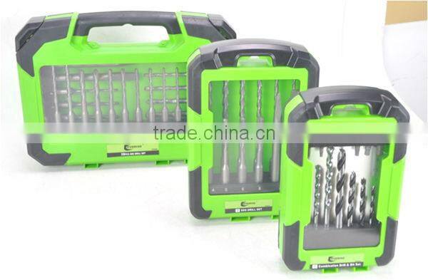 51pcs sds plus hammer drill bit and combination drill set