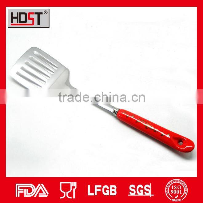 Ceramic red flower handle kitchen appliance korean popular 304 stainless appliances for kitchen