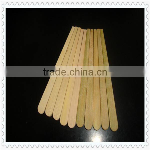 Birch wooden round/straight edge popsicle ice cream stick