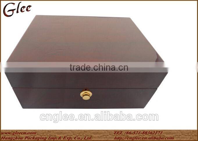 Cheap funky wooden watch boxes with lock wholesale