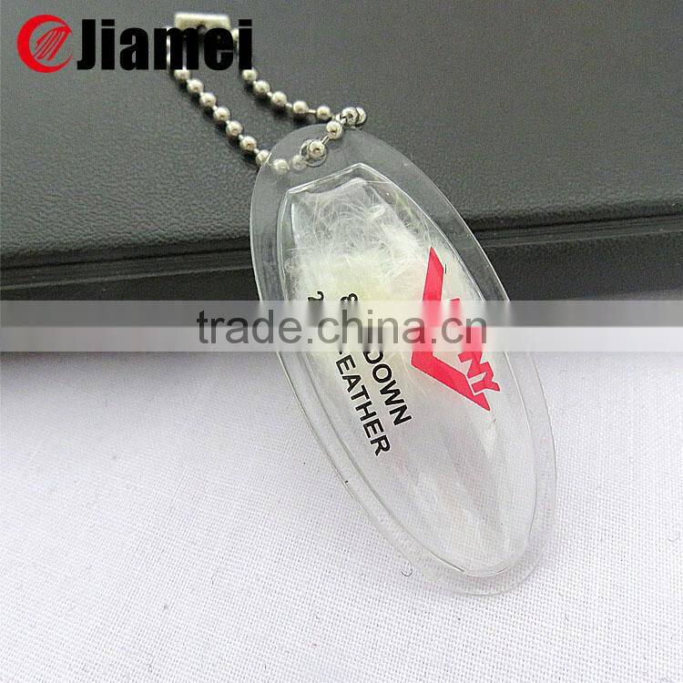 Newly pvc down feather patch/label/tags