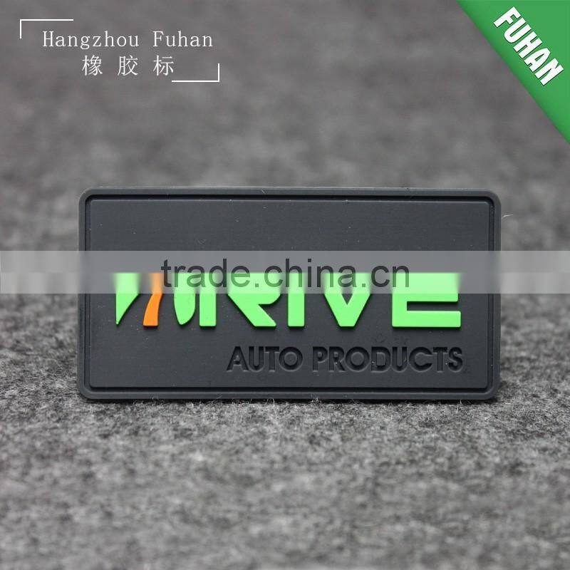 High quality hot selling 3d silicone soft rubber custom pvc patch