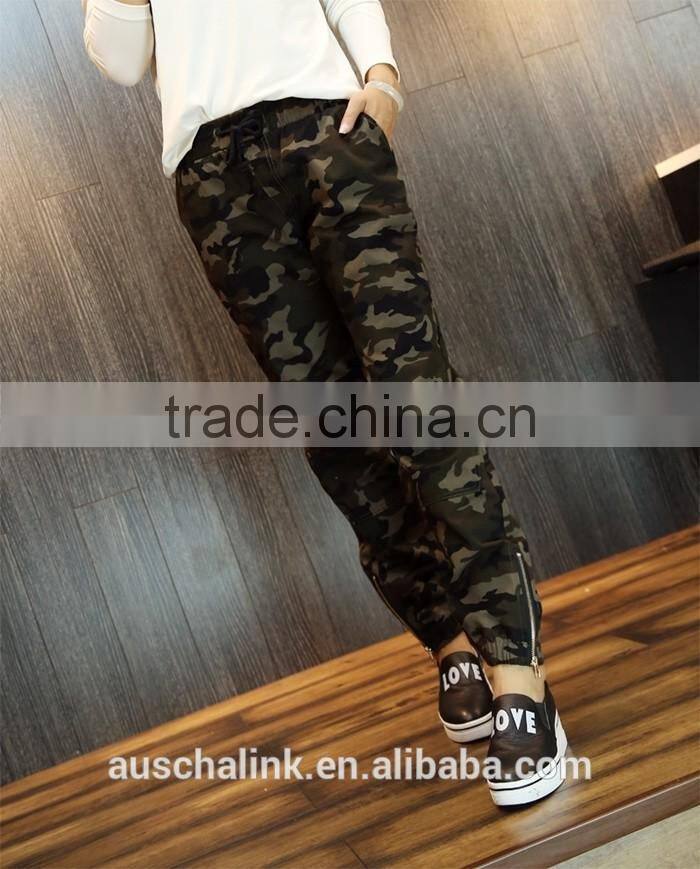 outdoor fashion urban women motorcycle camo pants