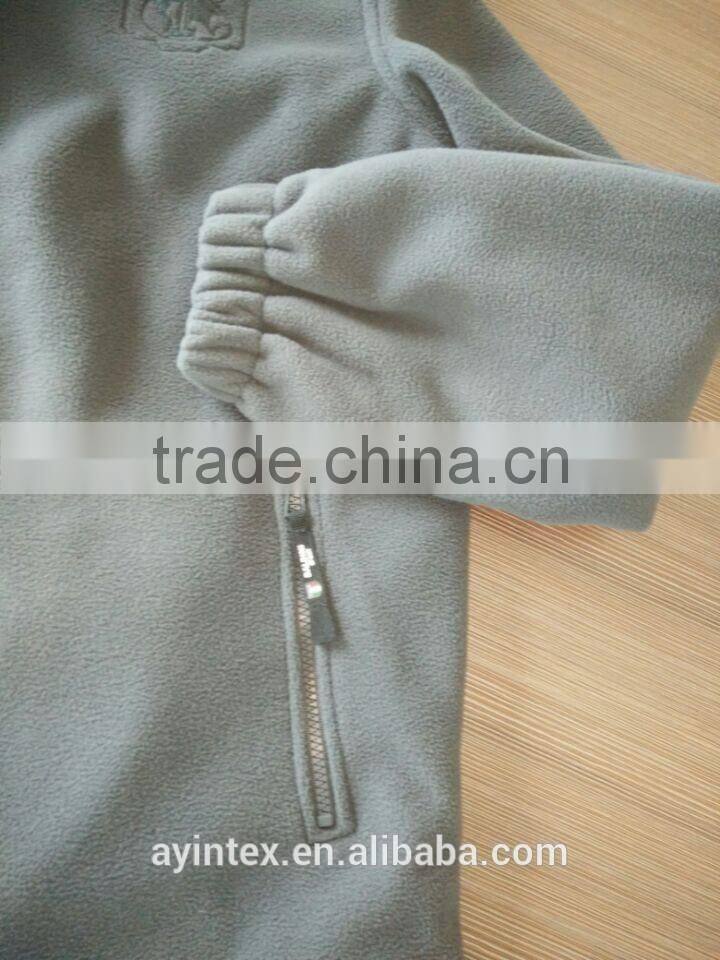 Custom polar fleece jacket with hood