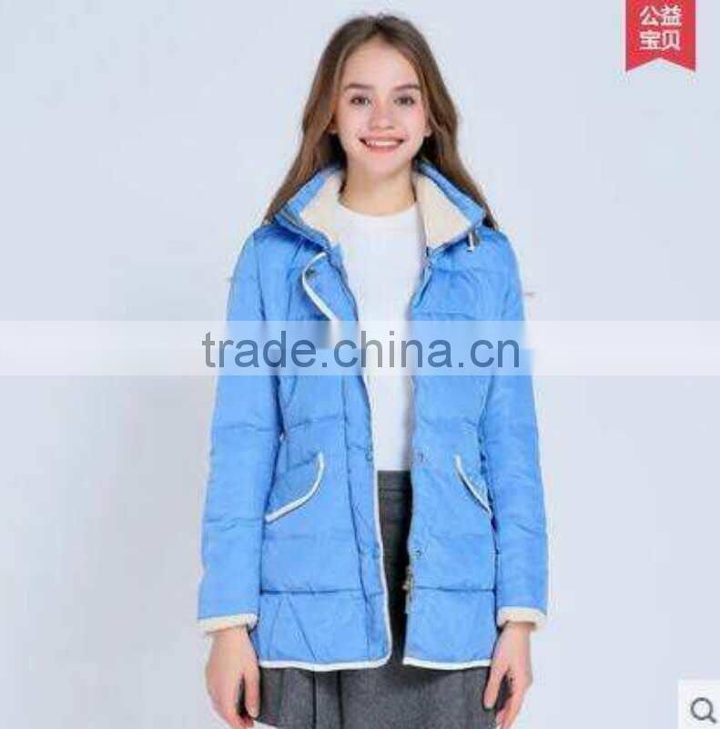 GZY duck down jacket female latest coat anti-wrinkle guangzhou warehous e stcok 2017 cheap price high quality Europe model