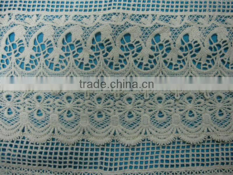 2013 fashion lace crochet edging summer scarf