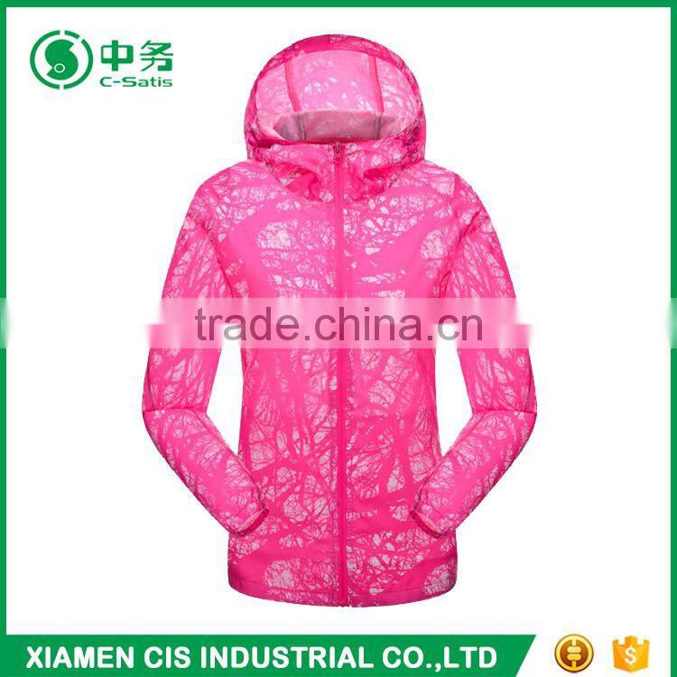 Wholesale Ultra Light Outdoor Suit Unisex Camo Printing Skin Jacket