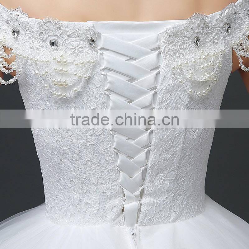 MGOO Customized Made High Quality Vintage Church Wedding Dress Romantic Bridal Speical Day New Models