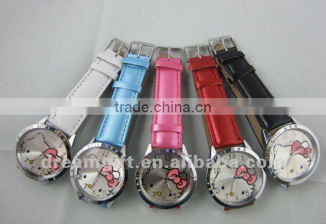 cute hello kitty watch girls Wristwatches factory price huge stock