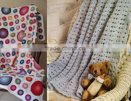 2015 high quality crochet blanket