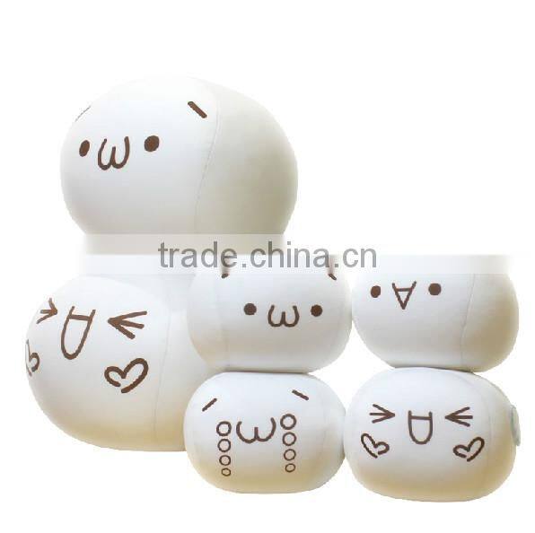 OEM polyester funny custom wholesale sofa emoji cushion