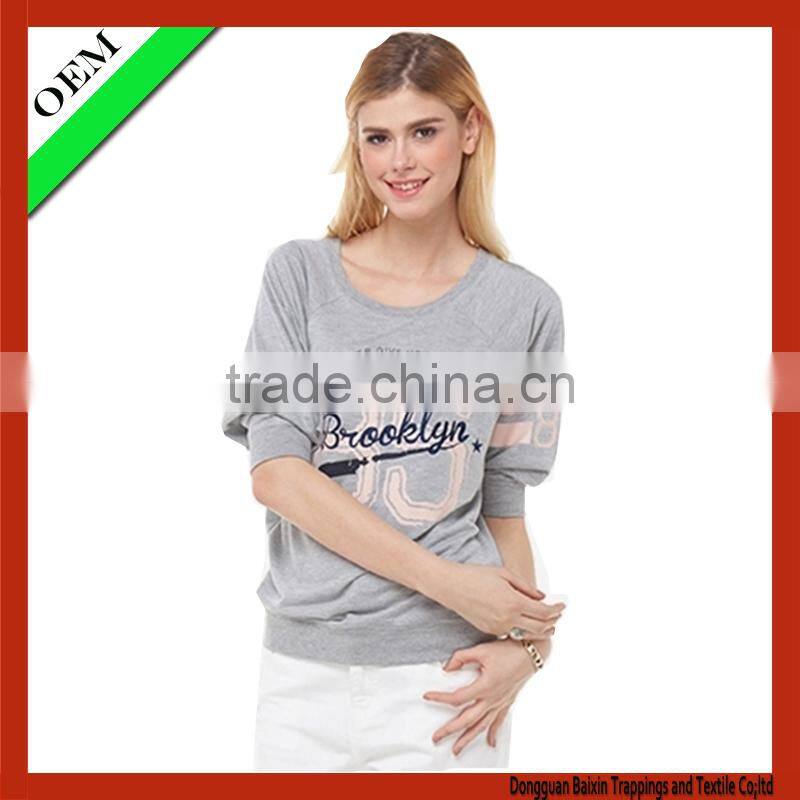 2015 100% cotton t-shirt women, custom t-shirt women, custom print t-shirt