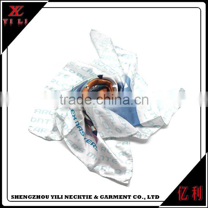 Fashion custom print women new silk neckerchief