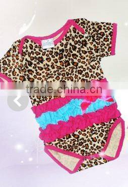 2014New Fashion Design Baby Boutique Hot Sale Summer Baby Cotton Bodysuit pink Short Sleeve Baby Bodysuit Romper